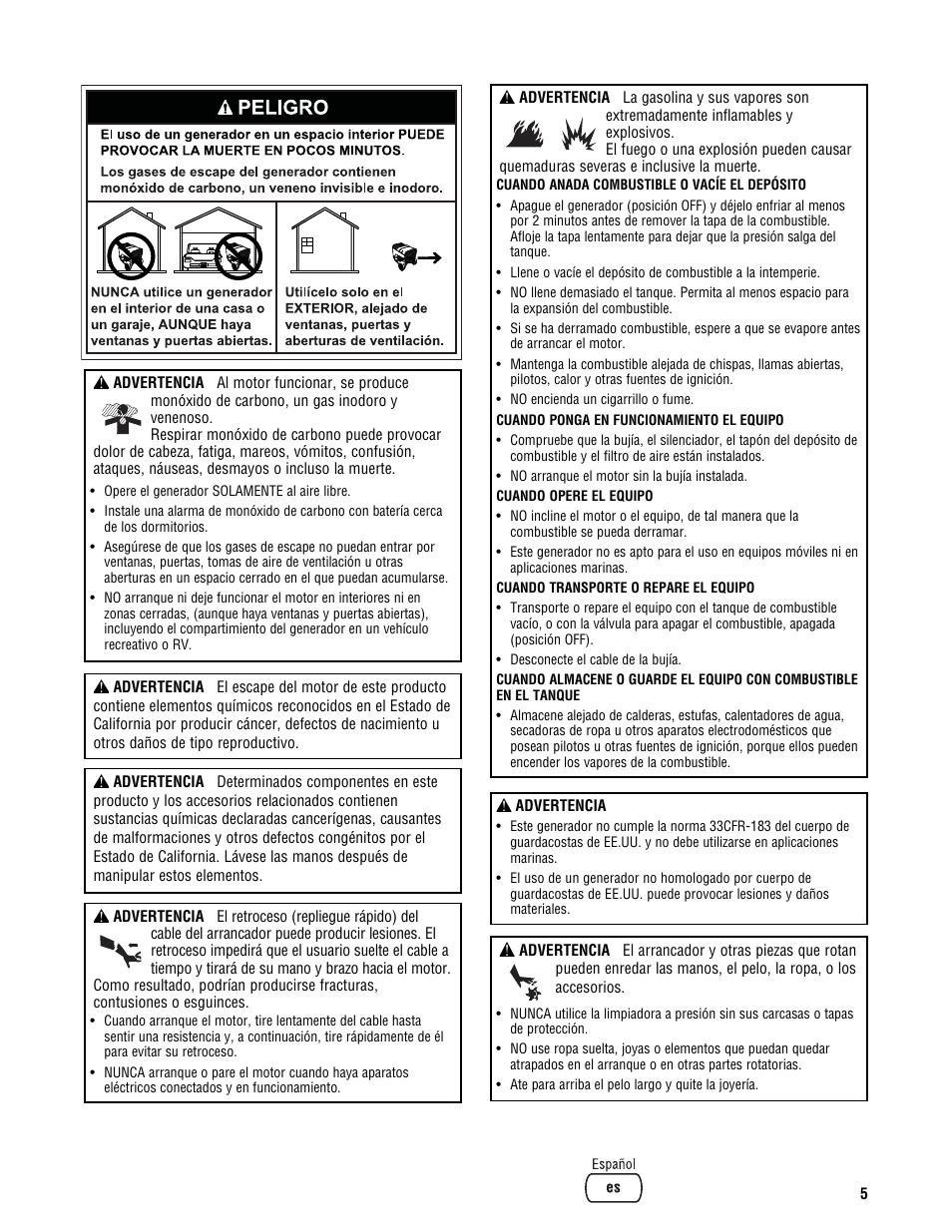 Briggs & Stratton 209443gs User Manual | Page 29 / 48