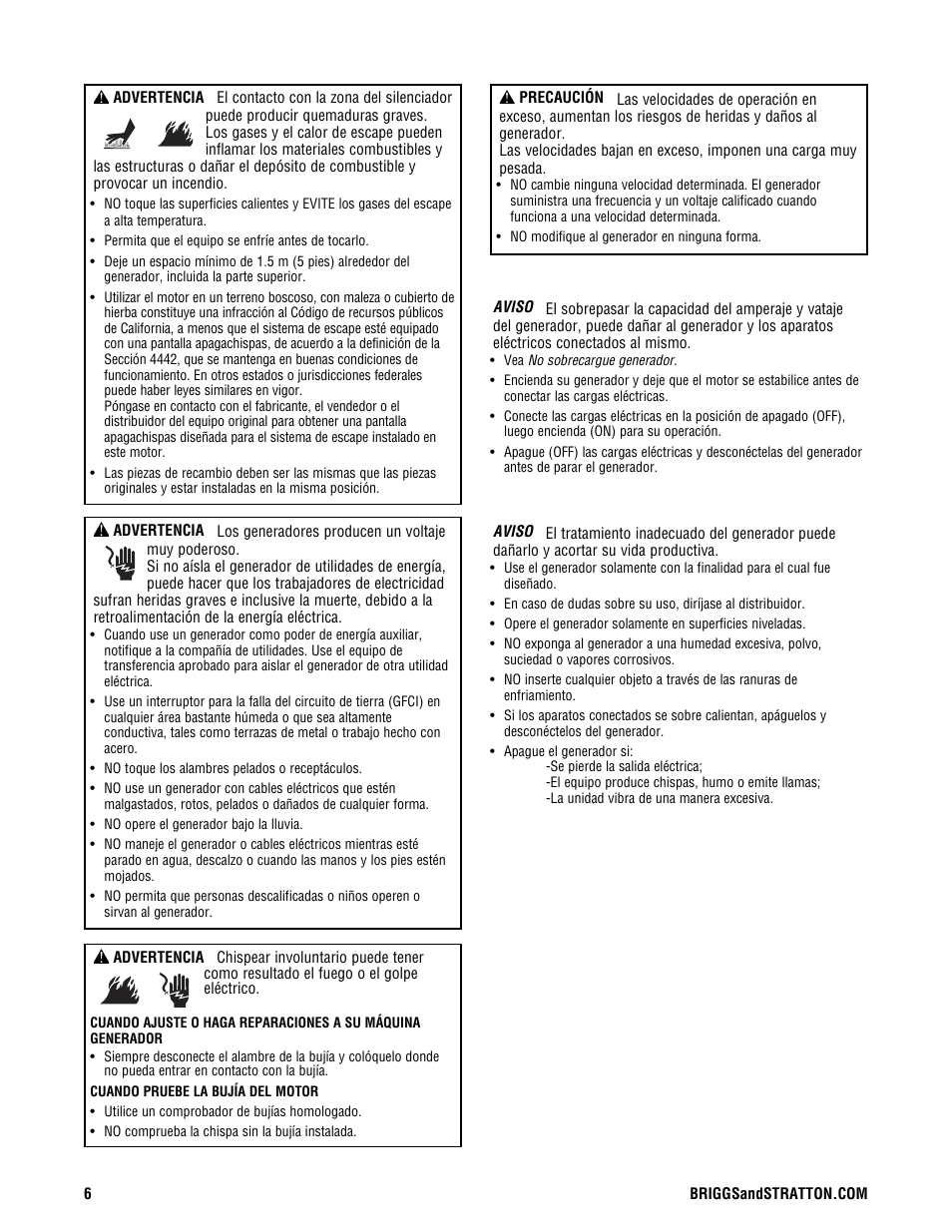 Briggs & Stratton 209443gs User Manual | Page 30 / 48