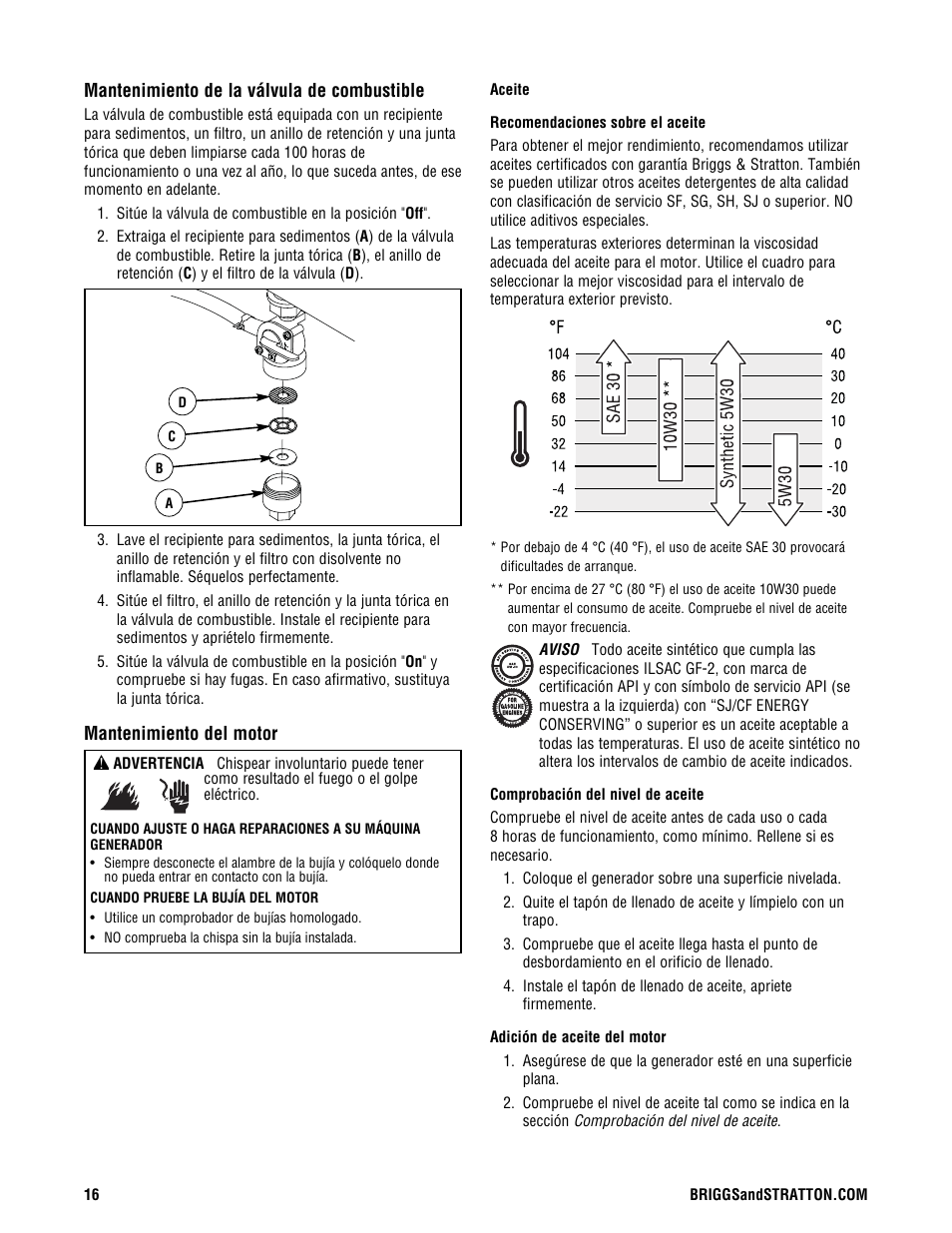 Briggs & Stratton 209443gs User Manual | Page 40 / 48