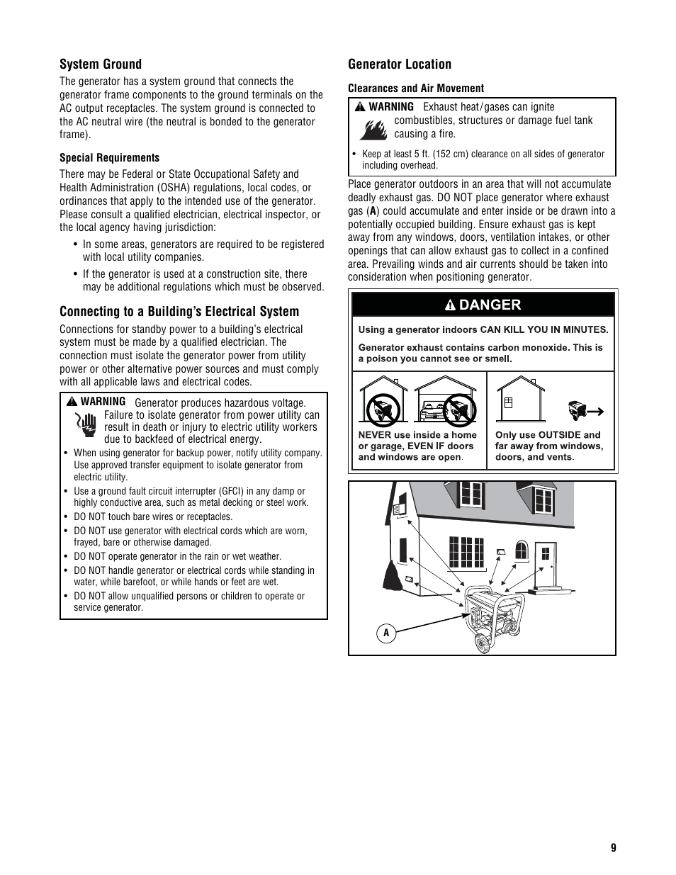Briggs & Stratton 209443gs User Manual | Page 9 / 48