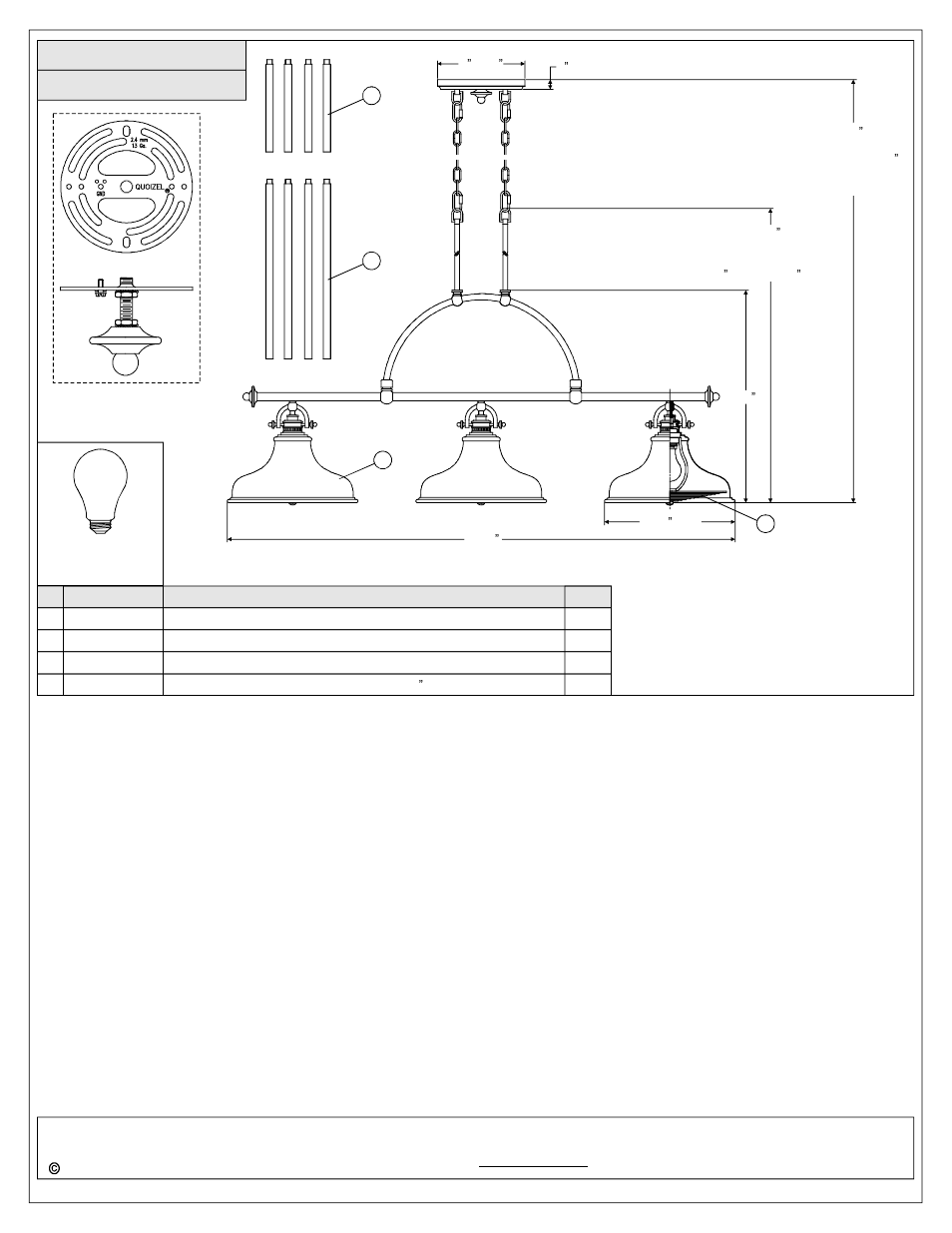 Quoizel ER353BN Emery User Manual | Page 3 / 3