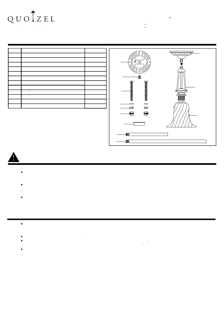 Quoizel GE1507SE Genova User Manual | 3 pages