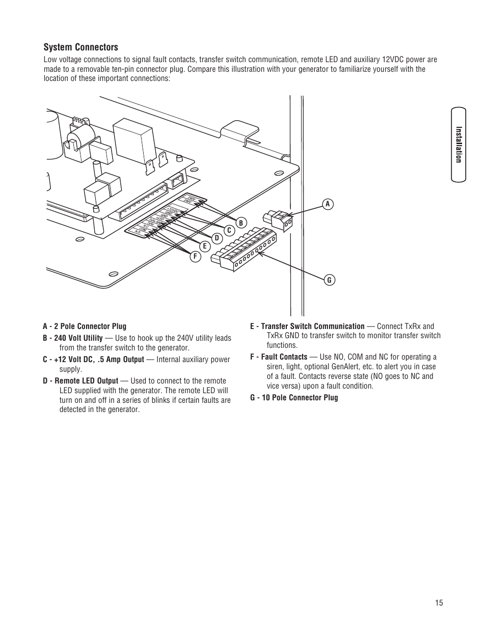 Briggs & Stratton 7000 WATT 206484GS User Manual | Page 15 / 92