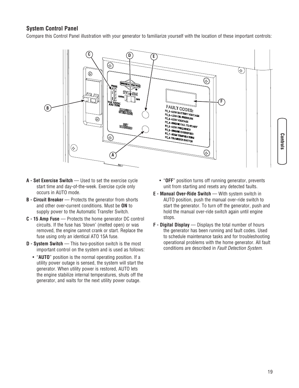 Briggs & Stratton 7000 WATT 206484GS User Manual | Page 19 / 92