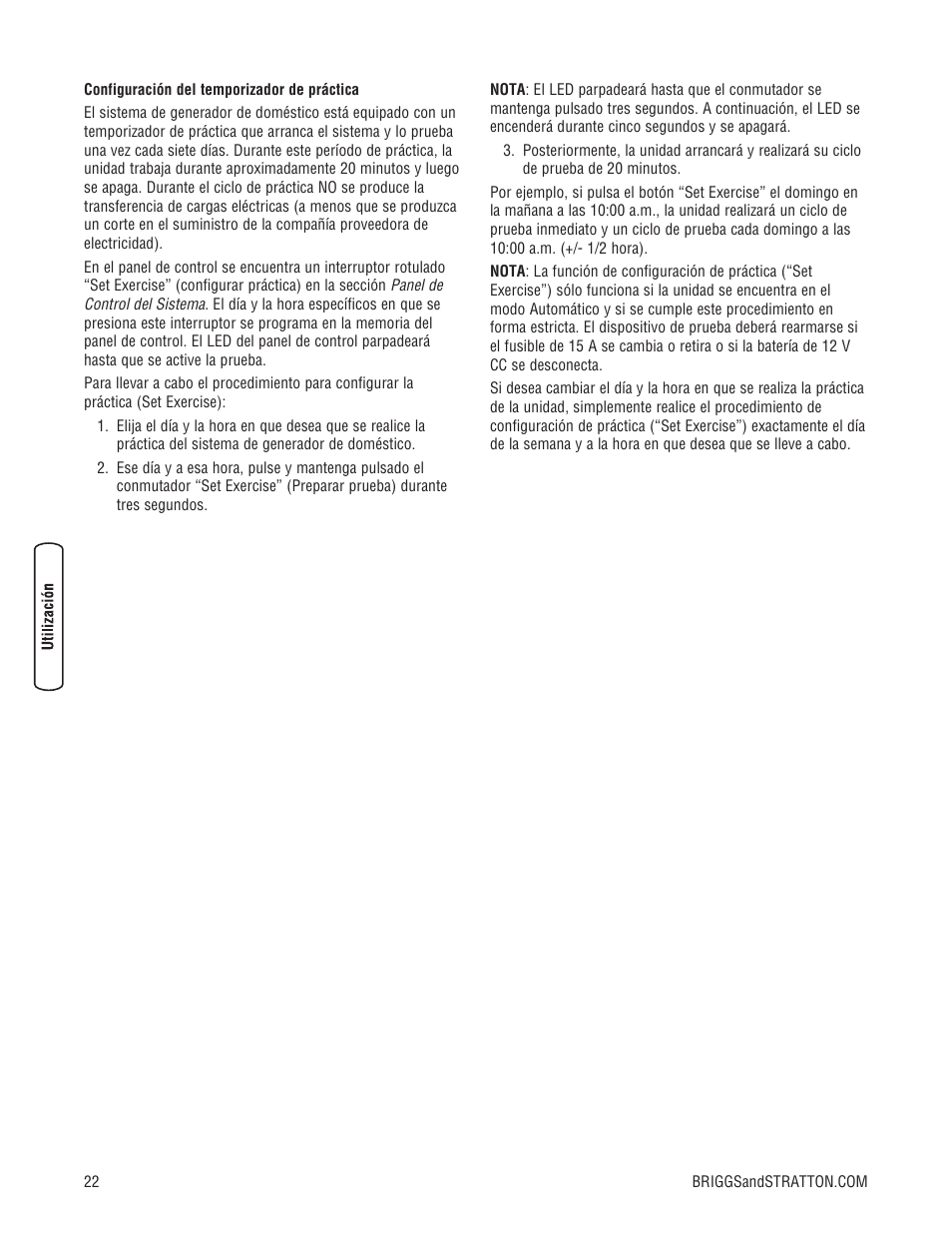 Briggs & Stratton 7000 WATT 206484GS User Manual | Page 54 / 92