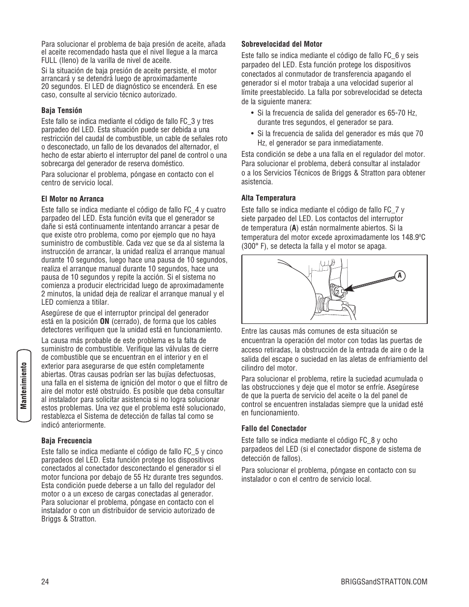 Briggs & Stratton 7000 WATT 206484GS User Manual | Page 56 / 92