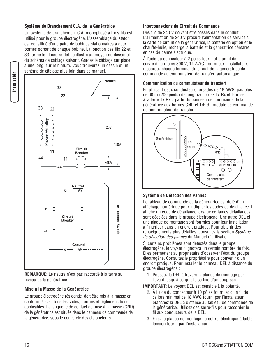 Briggs & Stratton 7000 WATT 206484GS User Manual | Page 78 / 92