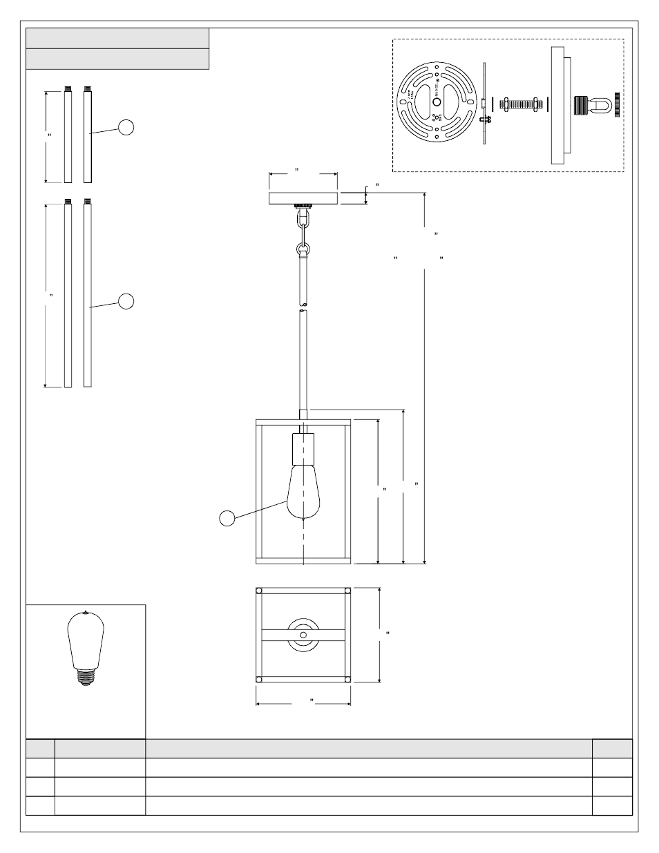 Quoizel NHR1506WT New Harbor User Manual | Page 2 / 5