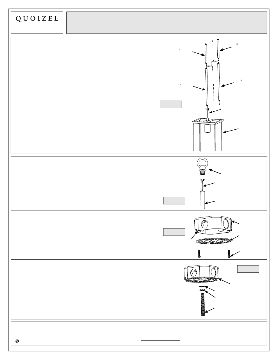 Quoizel NHR1506WT New Harbor User Manual | Page 3 / 5