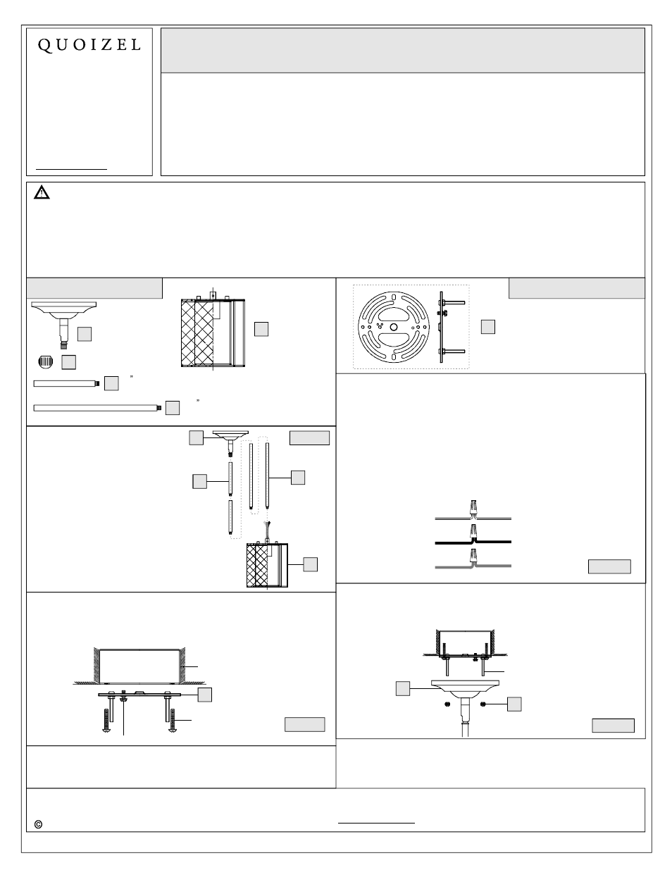 Quoizel MCRM1507PN Ruckman User Manual | 2 pages