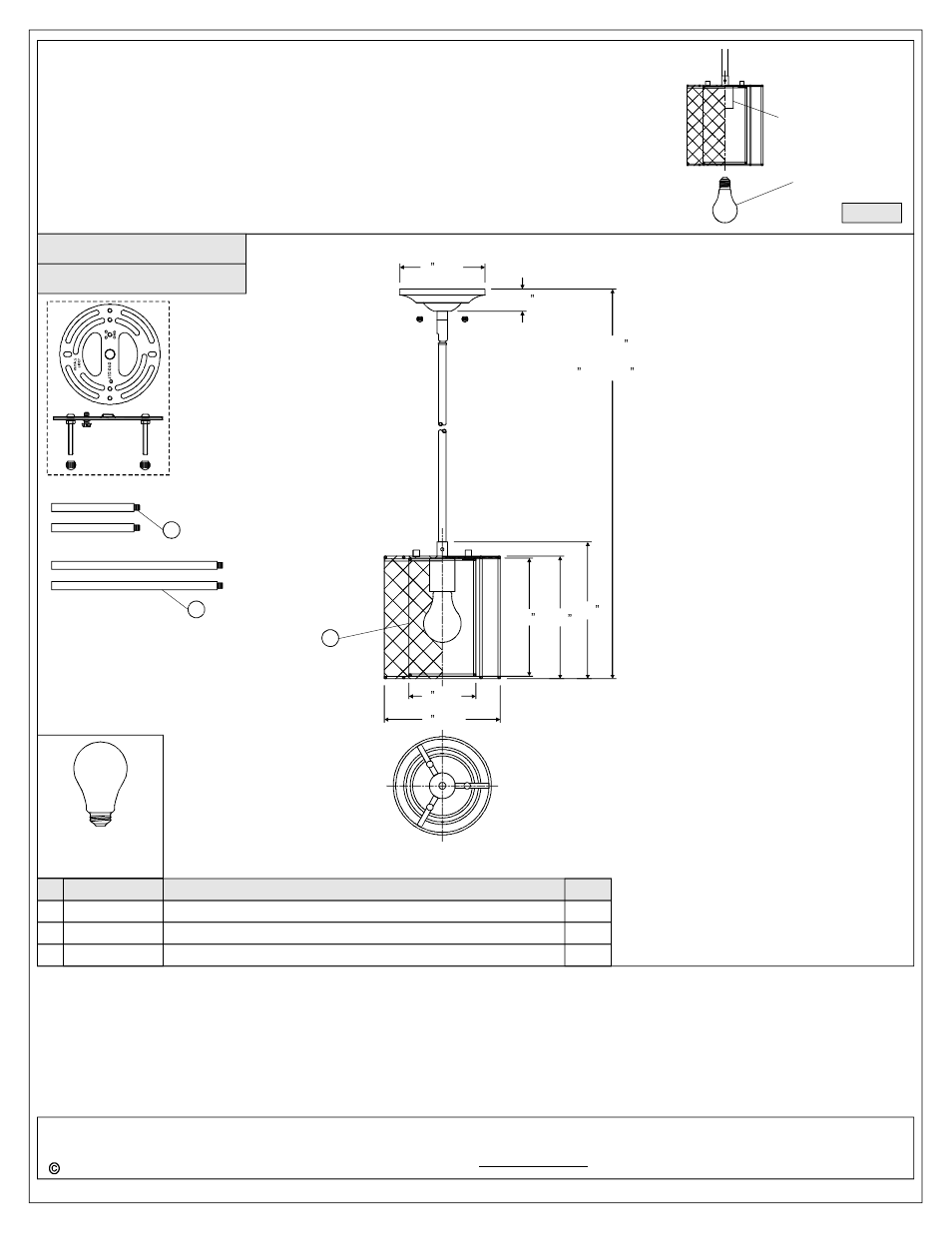 Quoizel MCRM1507PN Ruckman User Manual | Page 2 / 2