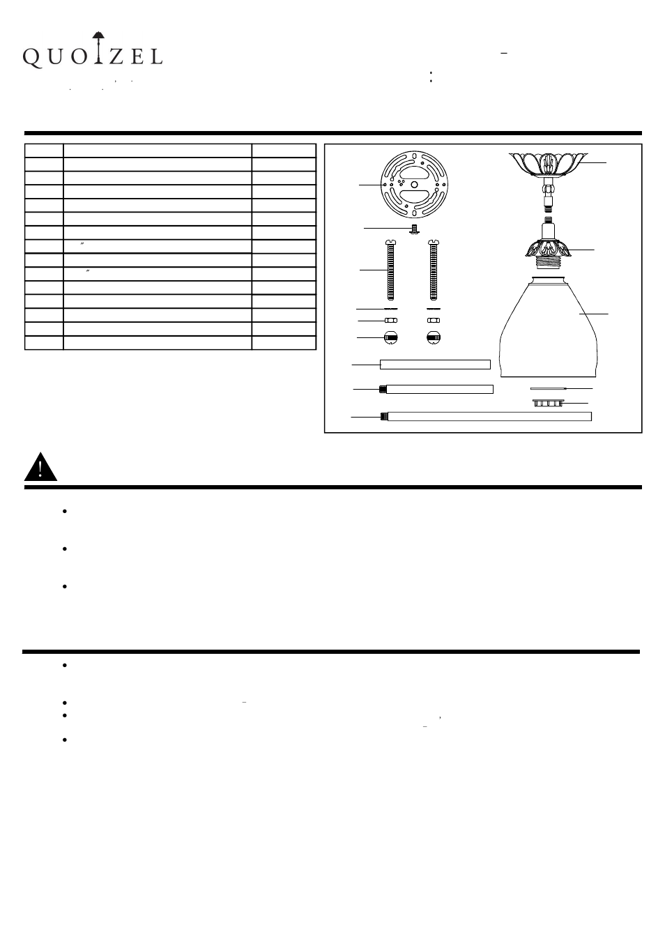 Quoizel TF1541VB Tiffany User Manual | 3 pages