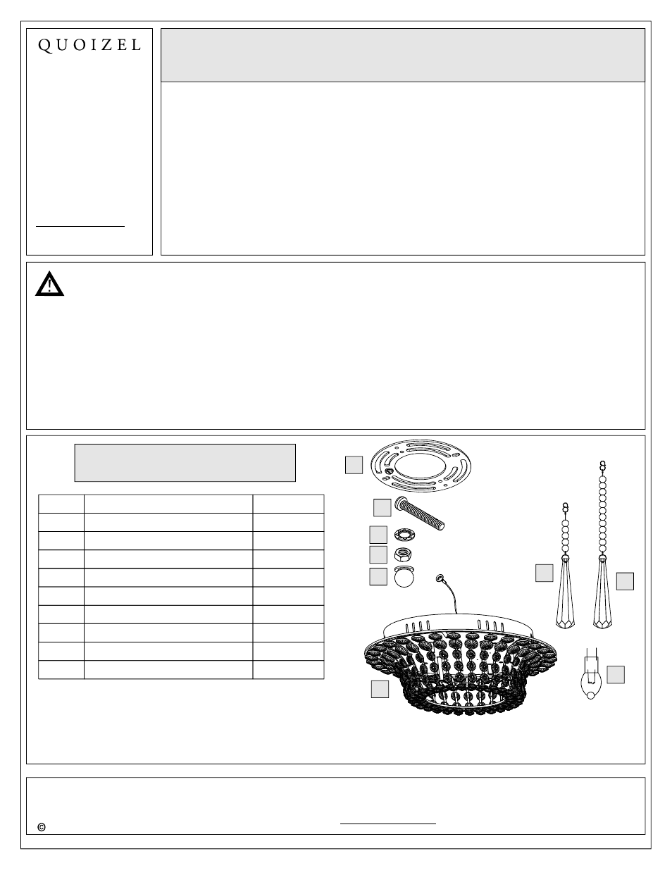 Quoizel BMT1617C Beaumont User Manual | 6 pages