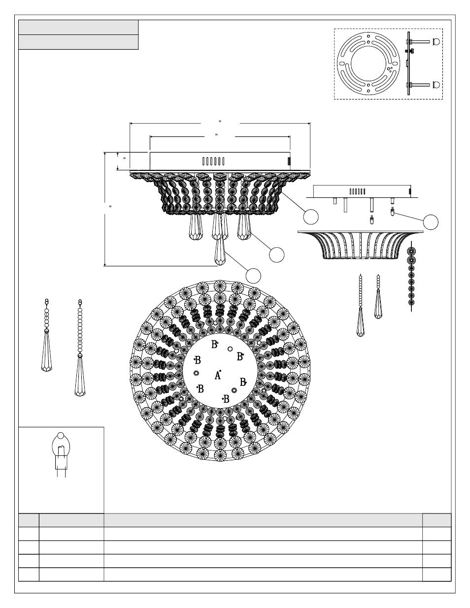 Quoizel BMT1617C Beaumont User Manual | Page 2 / 6