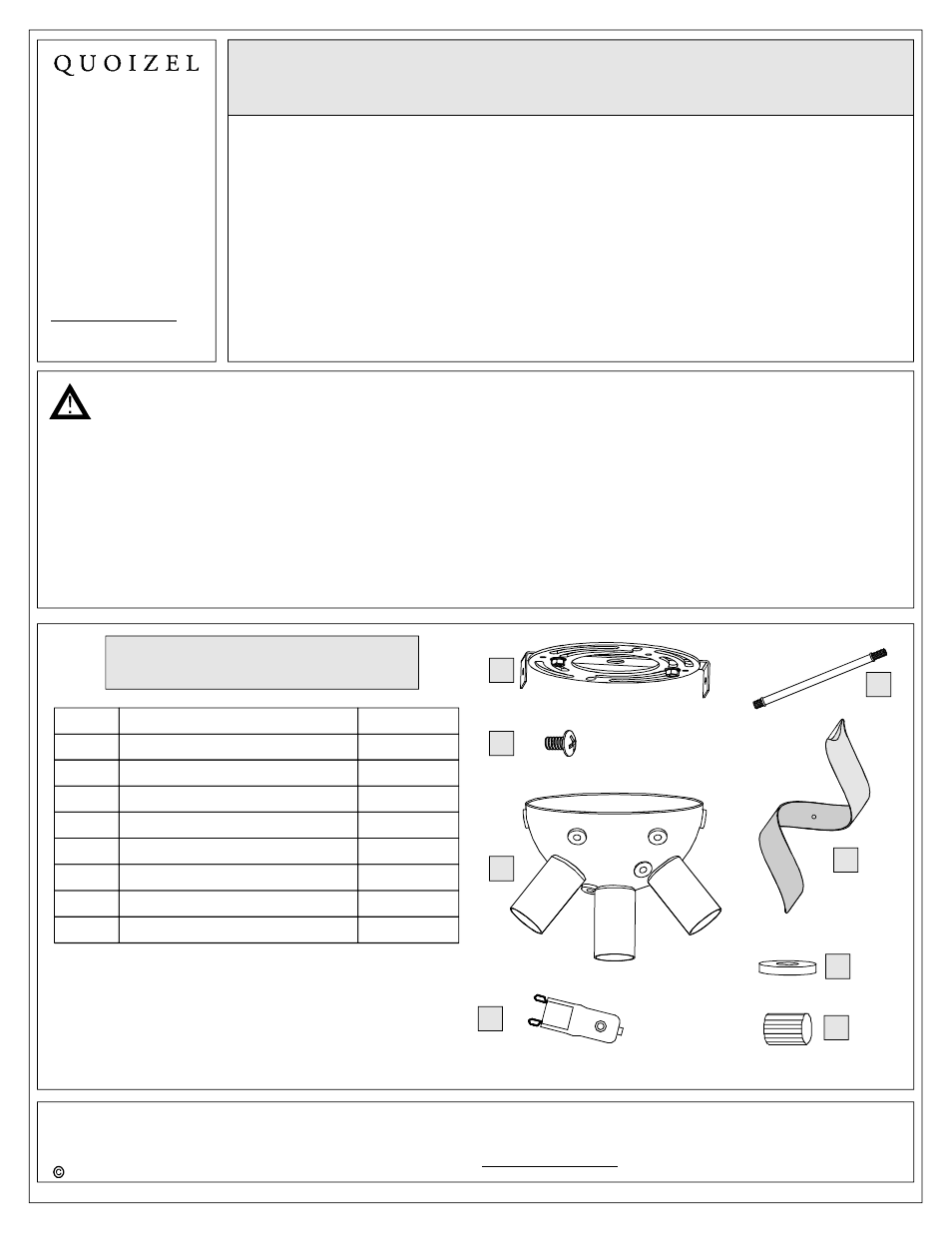 Quoizel RBN1616C Ribbons User Manual | 4 pages