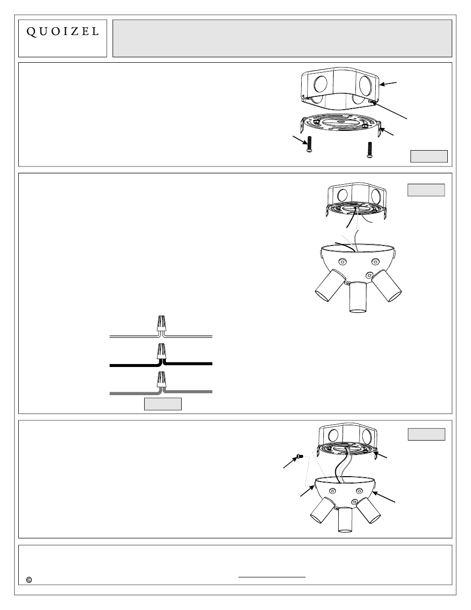 Quoizel RBN1616C Ribbons User Manual | Page 3 / 4