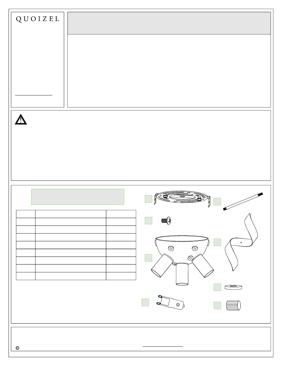 Quoizel RBN1616MN Ribbons User Manual | 4 pages