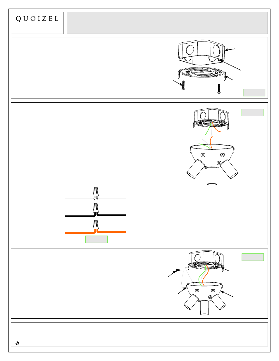 Quoizel RBN1616MN Ribbons User Manual | Page 3 / 4