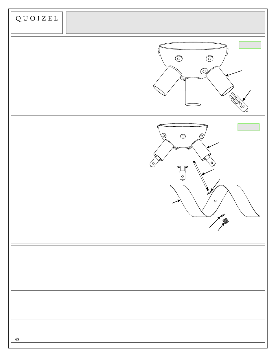 Quoizel RBN1616MN Ribbons User Manual | Page 4 / 4