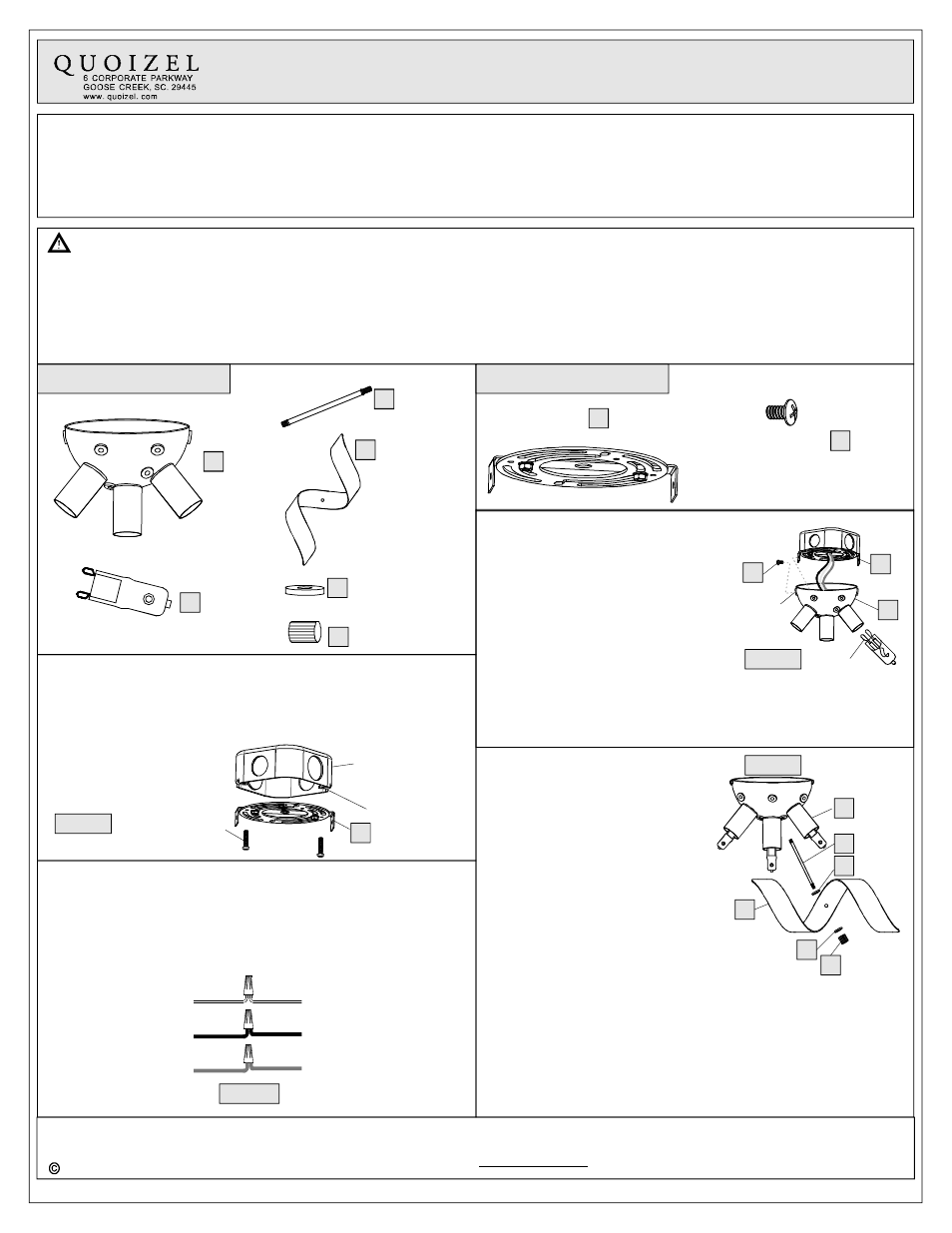 Quoizel RBN1628MN Ribbons User Manual | 2 pages