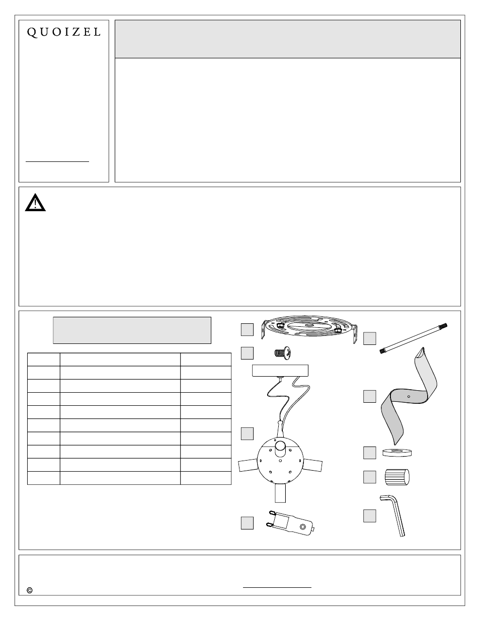 Quoizel RBN2817C Ribbons User Manual | 4 pages