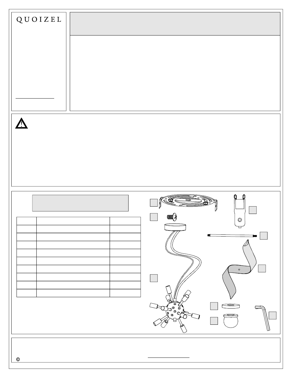 Quoizel RBN2823C Ribbons User Manual | 4 pages