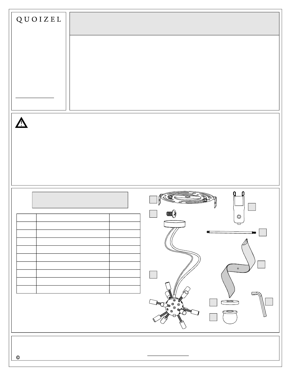 Quoizel RBN2831C Ribbons User Manual | 4 pages