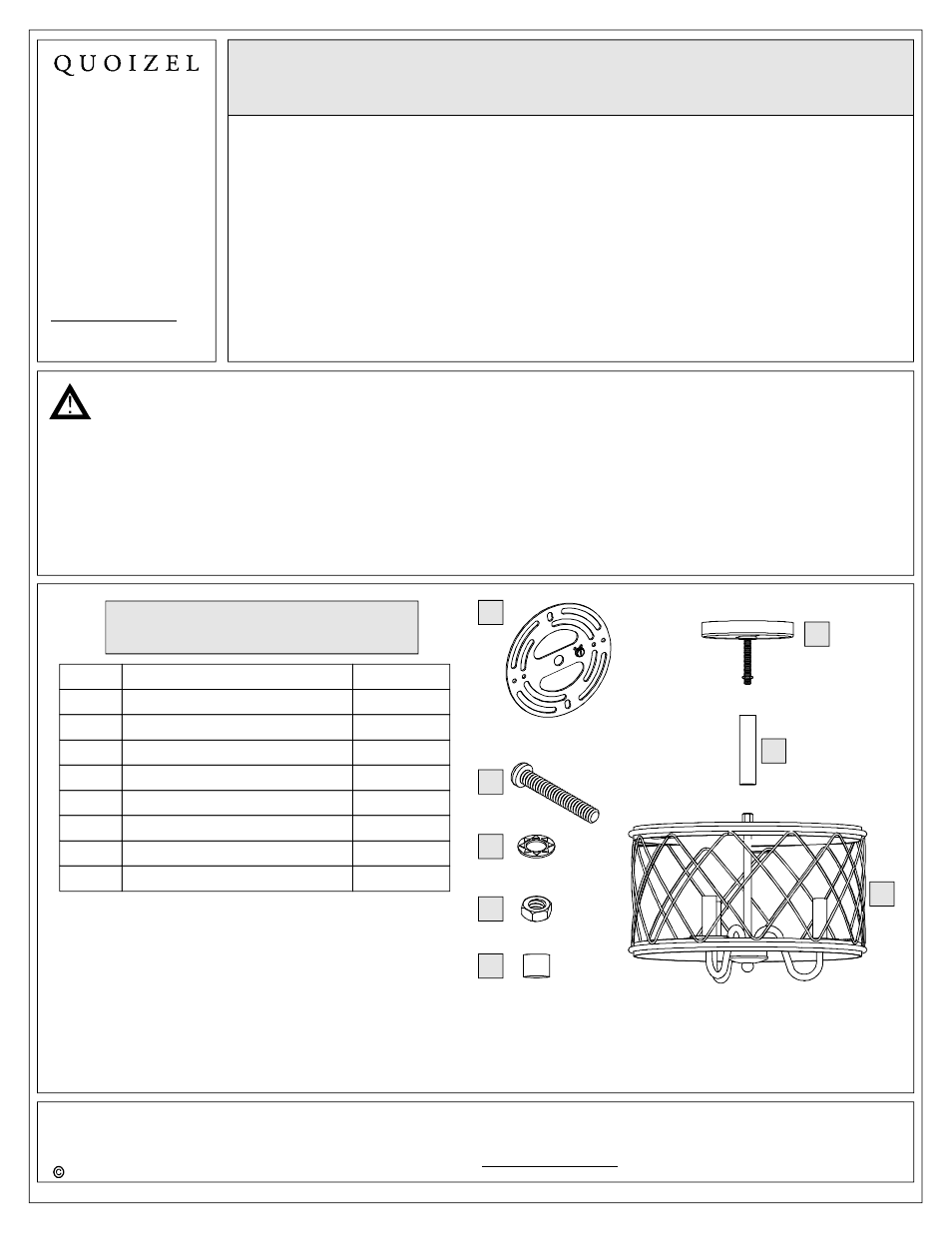 Quoizel RDY1714CS Dury User Manual | 5 pages