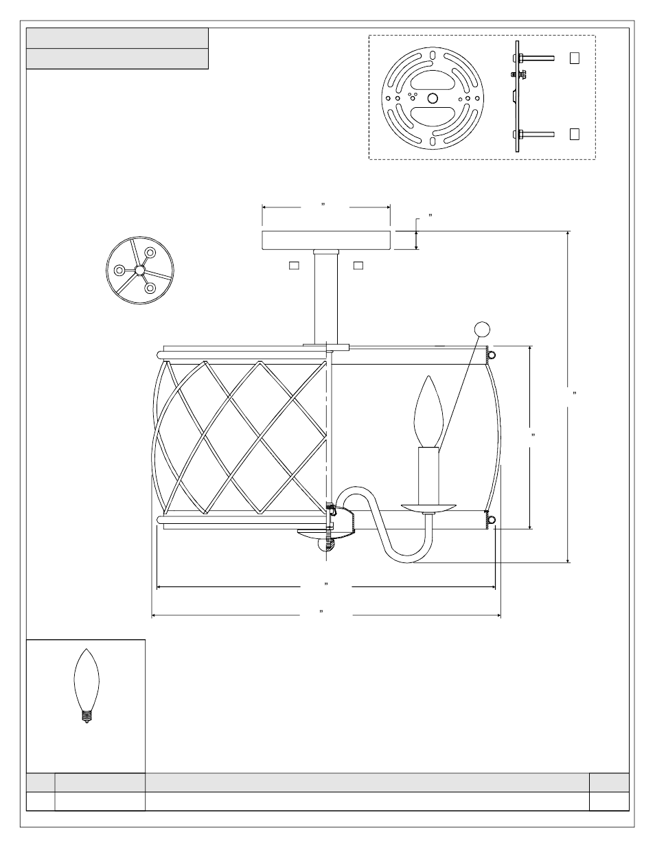 Quoizel RDY1714CS Dury User Manual | Page 2 / 5