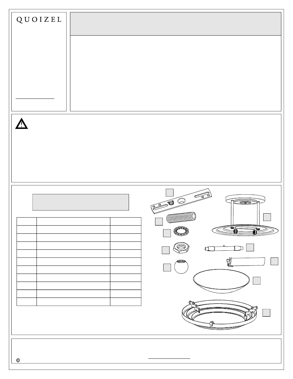 Quoizel EL1284CB Electra User Manual | 6 pages