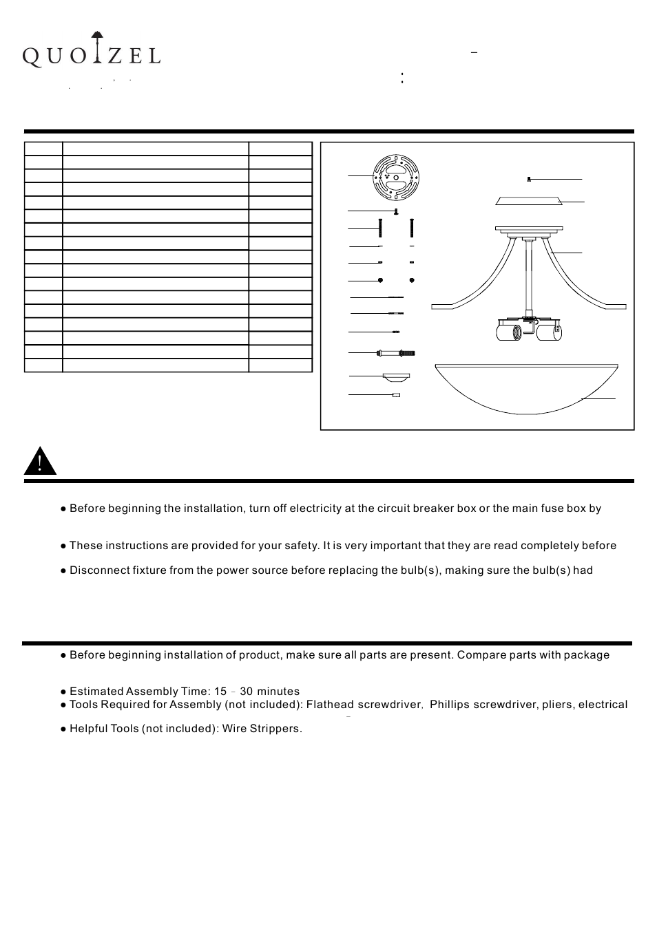 Quoizel IE1717BN Ibsen User Manual | 4 pages