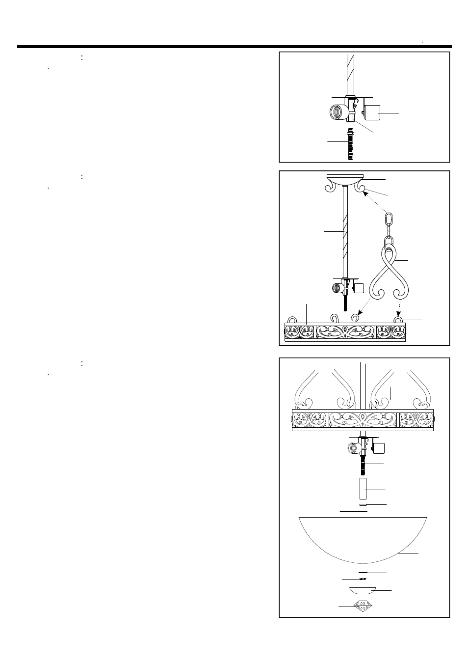 Step 1, Step 2, Step 3 | Installation instructions | Quoizel LP1717IB La Parra User Manual | Page 2 / 3