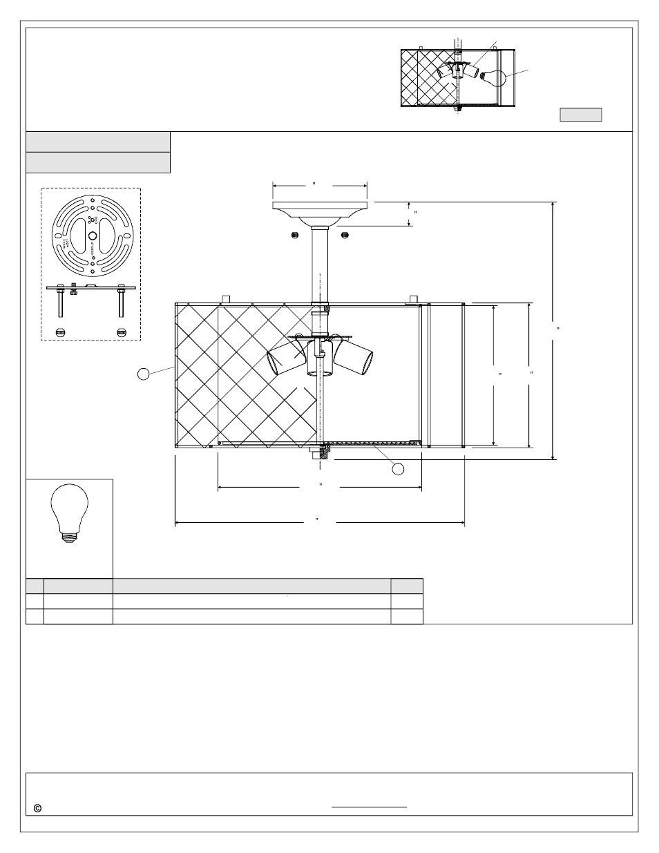 Quoizel MCRM1716PN Ruckman User Manual | Page 2 / 2