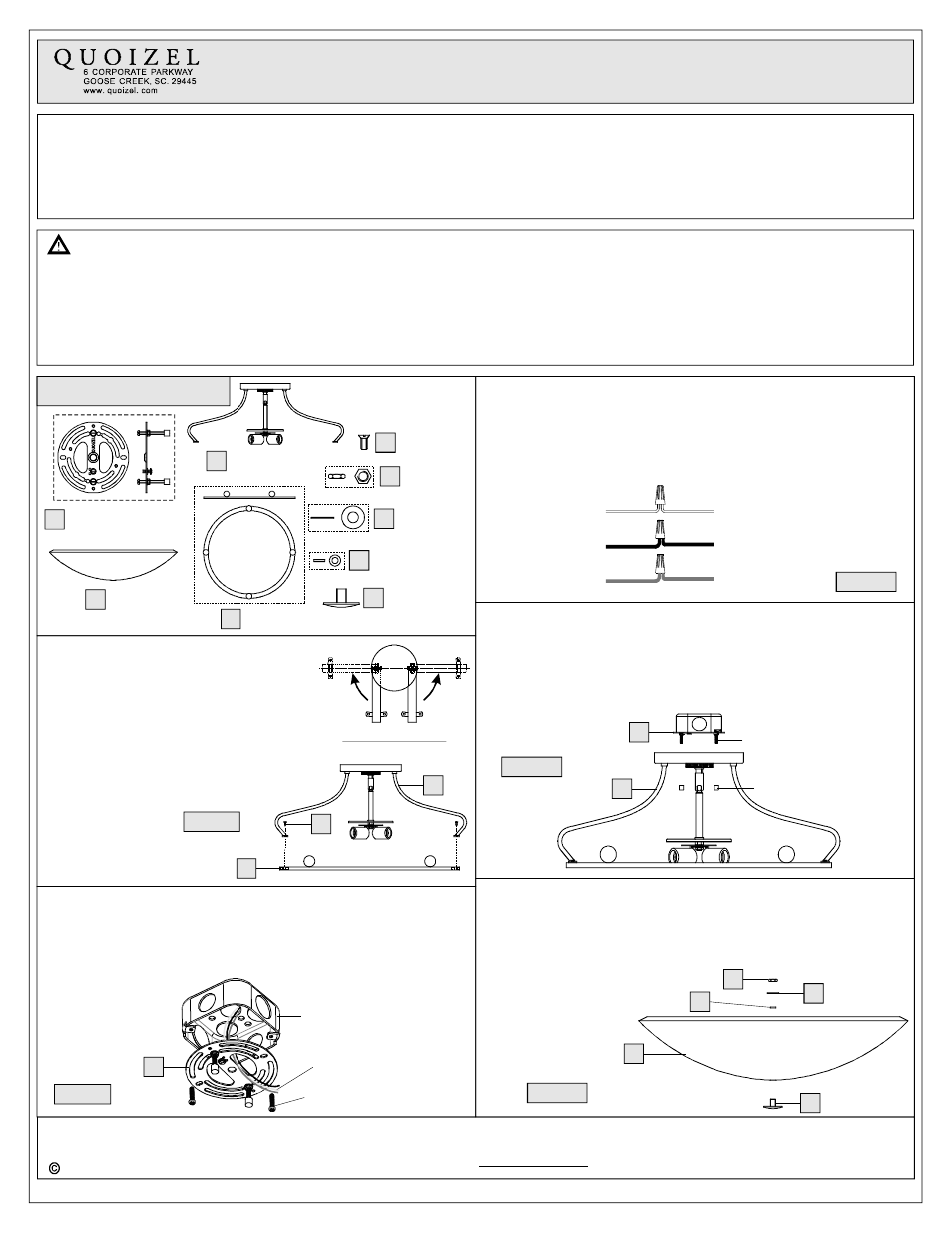 Quoizel UPWS1722BN Uptown Wall Street User Manual | 2 pages