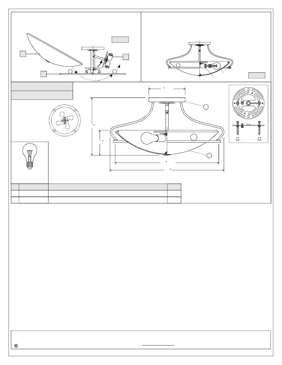 Quoizel UPWS1722BN Uptown Wall Street User Manual | Page 2 / 2