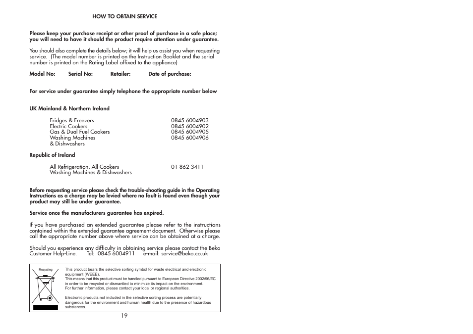 Beko TDA 531 User Manual | Page 11 / 11