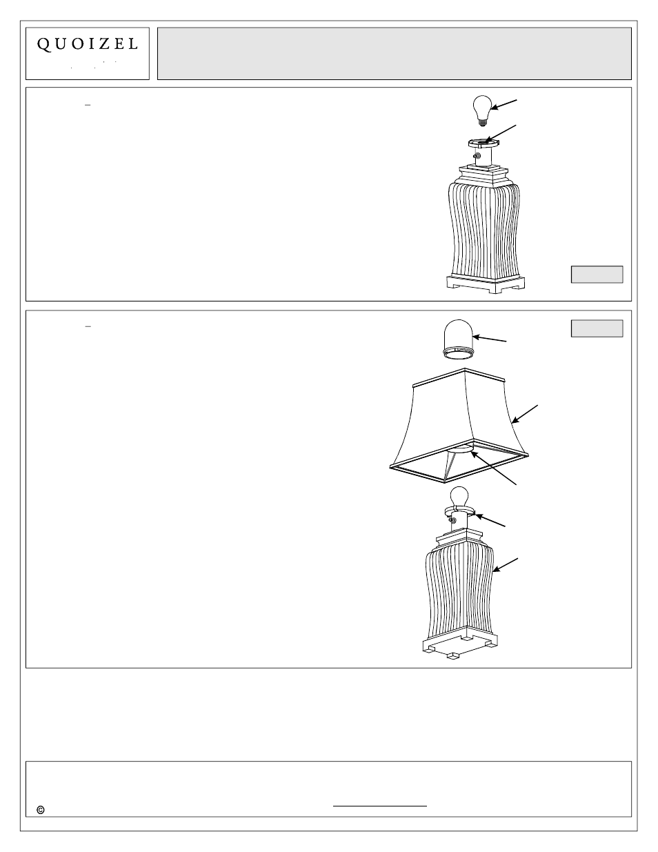 Quoizel CKNN1741T Kennon User Manual | Page 3 / 3