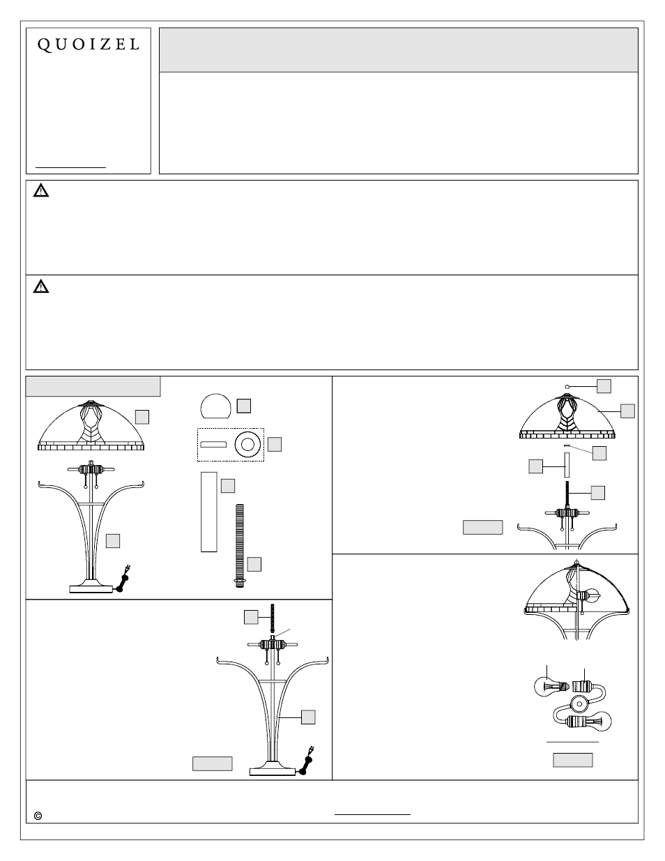 Quoizel TFMT6320IB Marietta User Manual | 2 pages