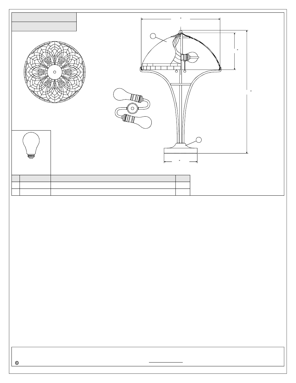 Quoizel TFMT6320IB Marietta User Manual | Page 2 / 2