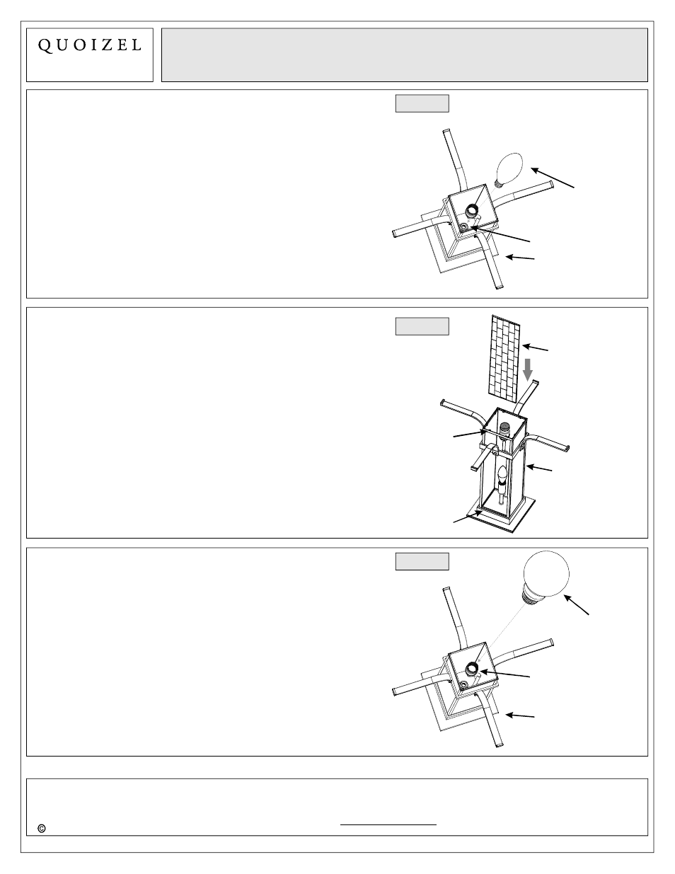 Quoizel MC1196T Mica User Manual | Page 3 / 4