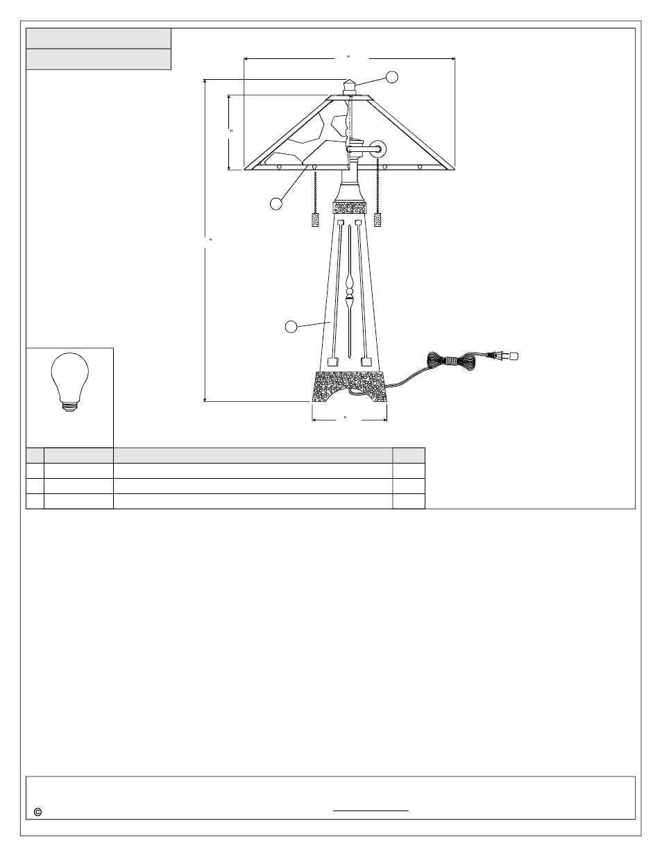 Quoizel MC6793M Mica User Manual | Page 2 / 2