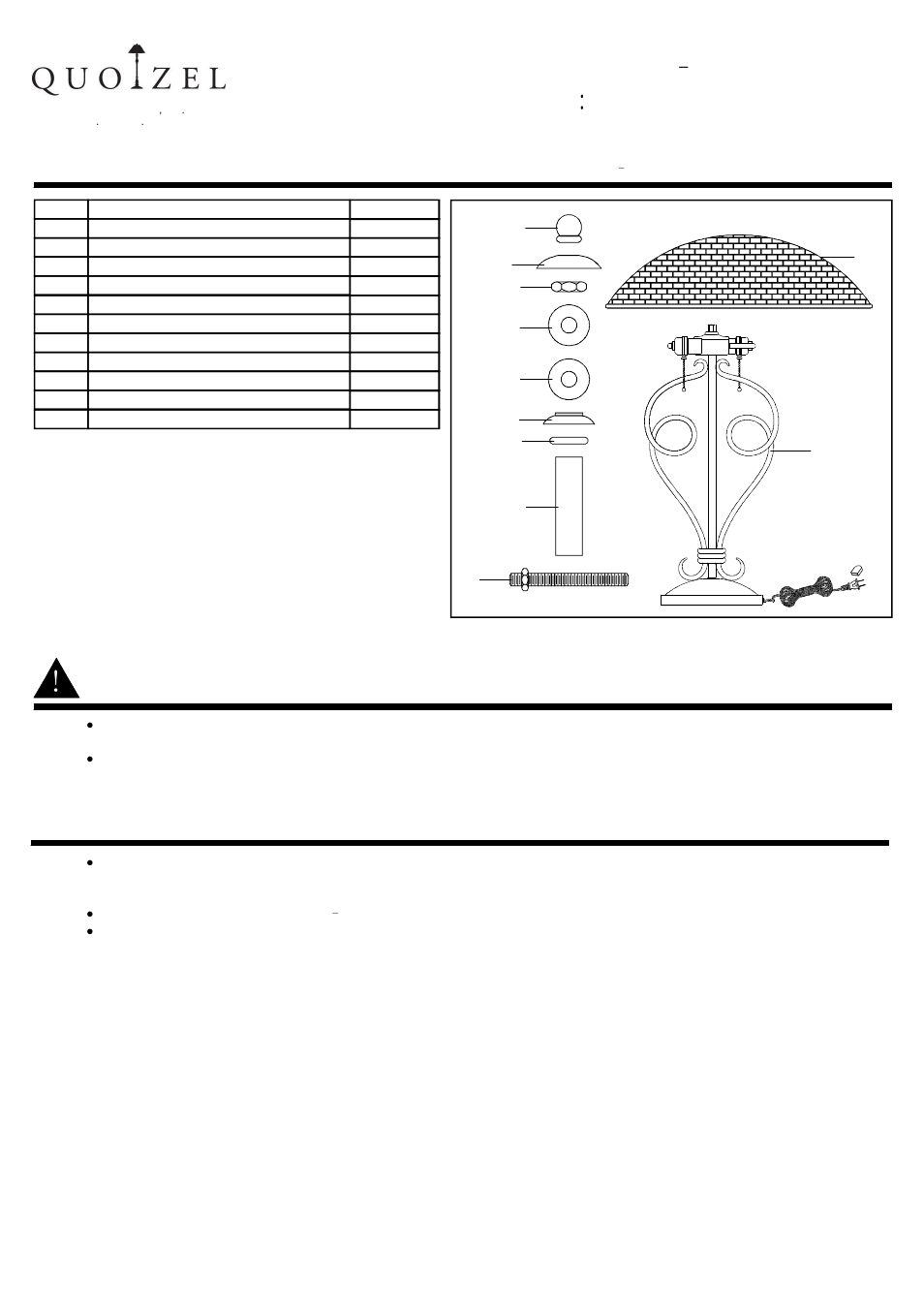 Quoizel MY6325ML Monterey Mosaic User Manual | 2 pages