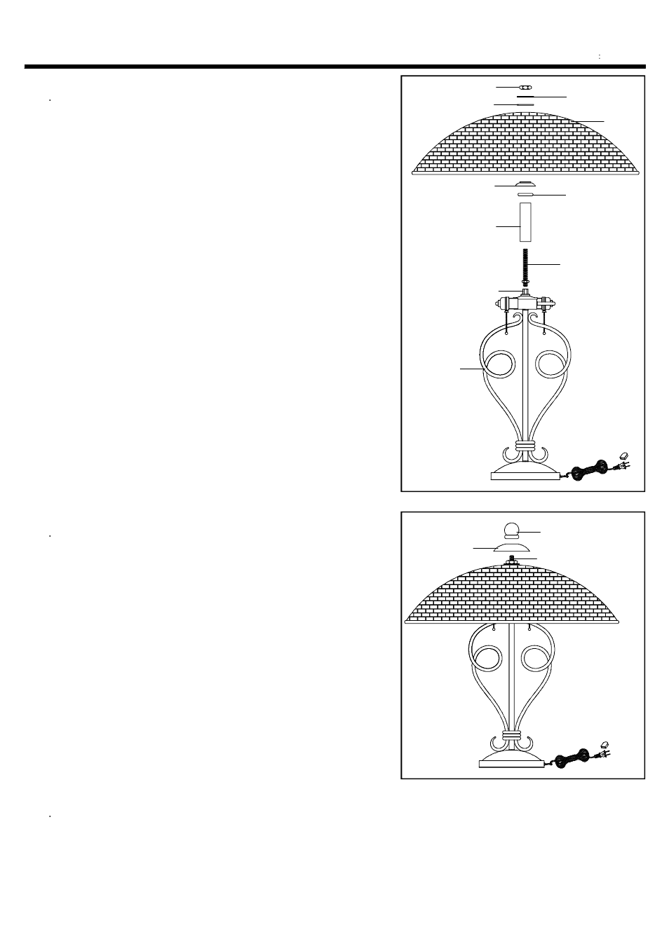 Installation instructions, Step 1, Step 2 | Step 3 | Quoizel MY6325ML Monterey Mosaic User Manual | Page 2 / 2