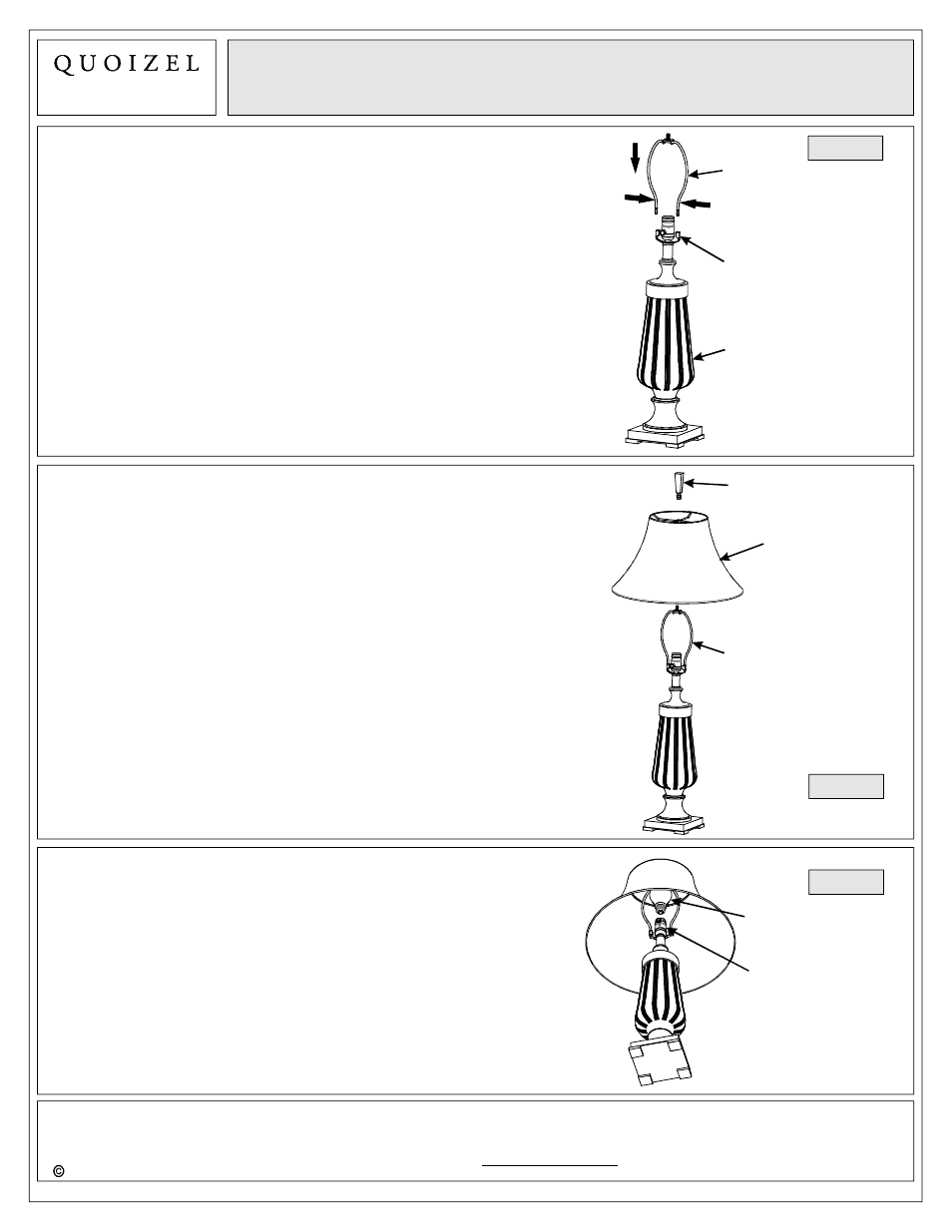 Quoizel CKME1723T Monteverde User Manual | Page 3 / 3