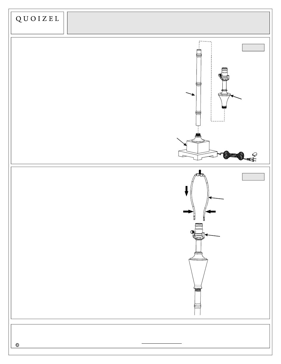 Quoizel CKMN1725B Mosman User Manual | Page 3 / 4