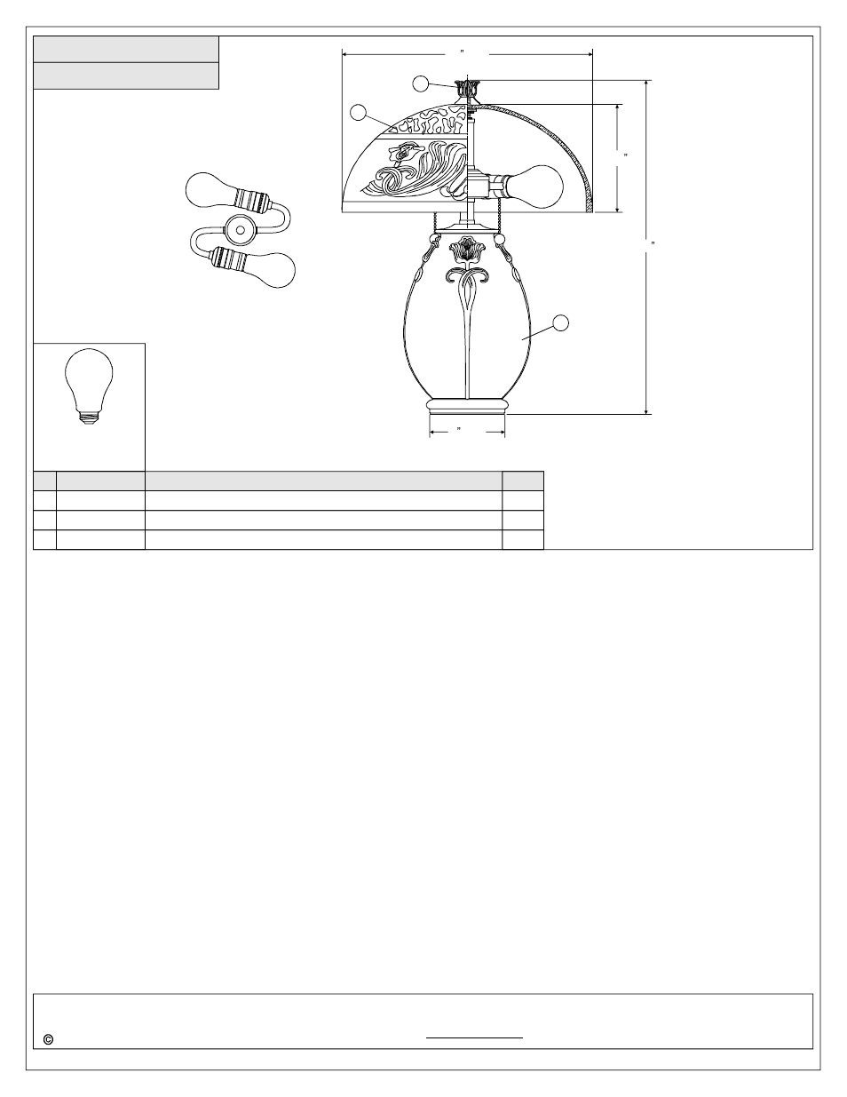 Quoizel QJ6781TR Quoizel Lamp User Manual | Page 2 / 2