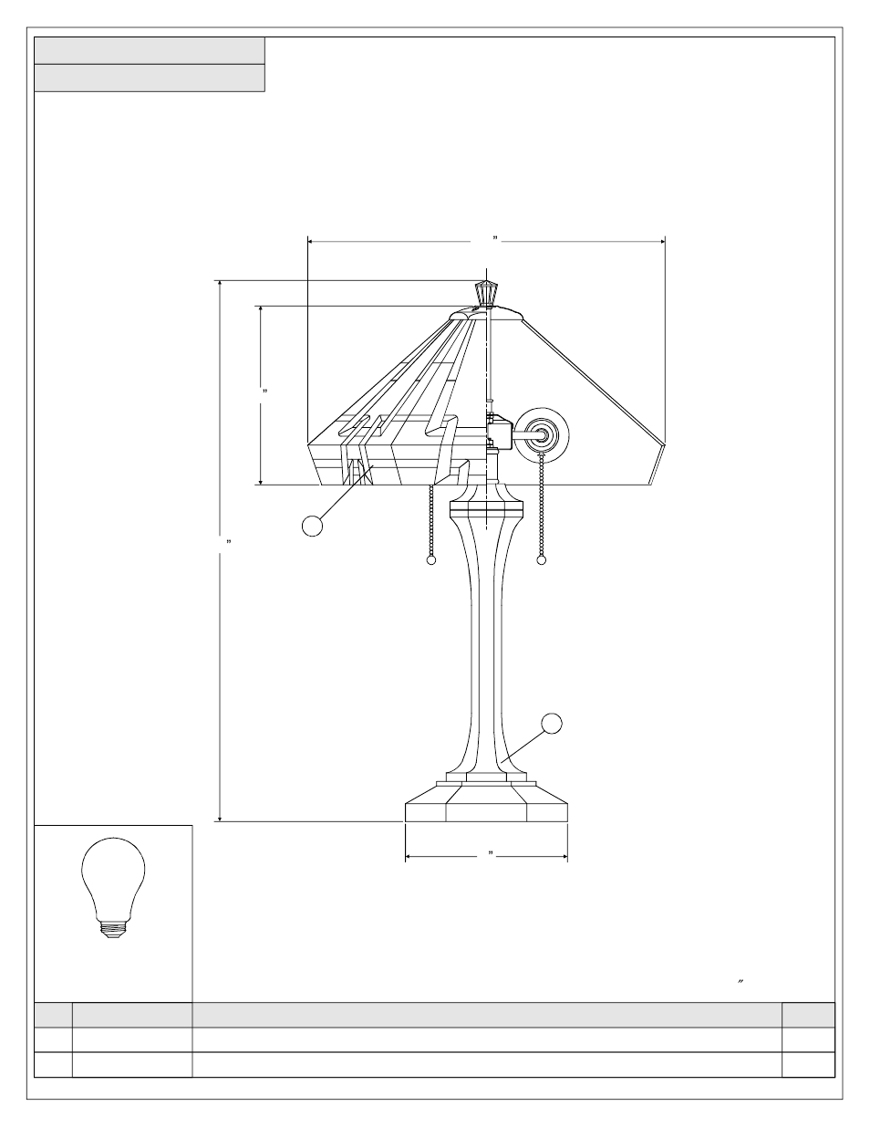 Quoizel TF1431TRS Tiffany User Manual | Page 2 / 3