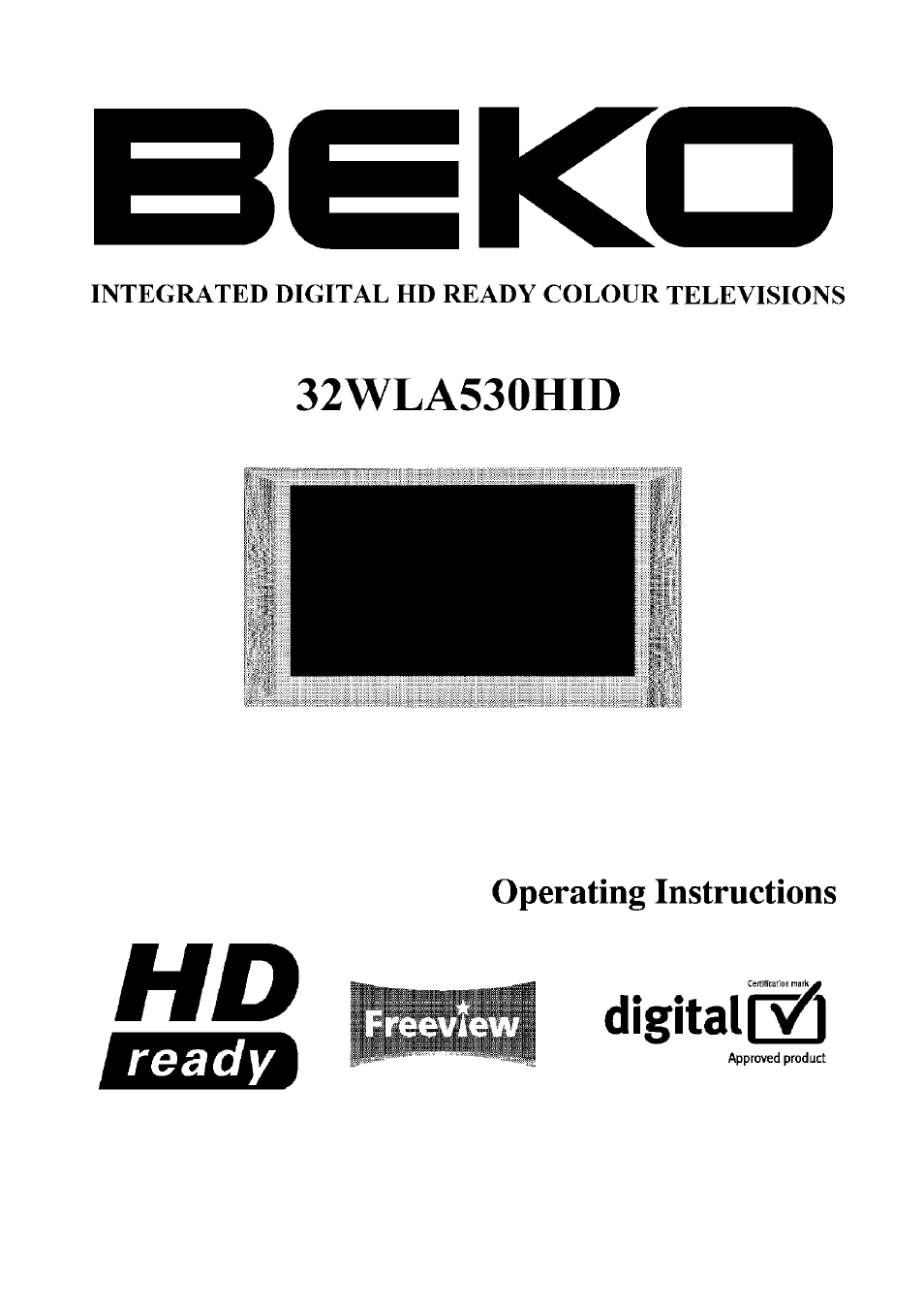 Beko 32WLA530HID User Manual | 36 pages