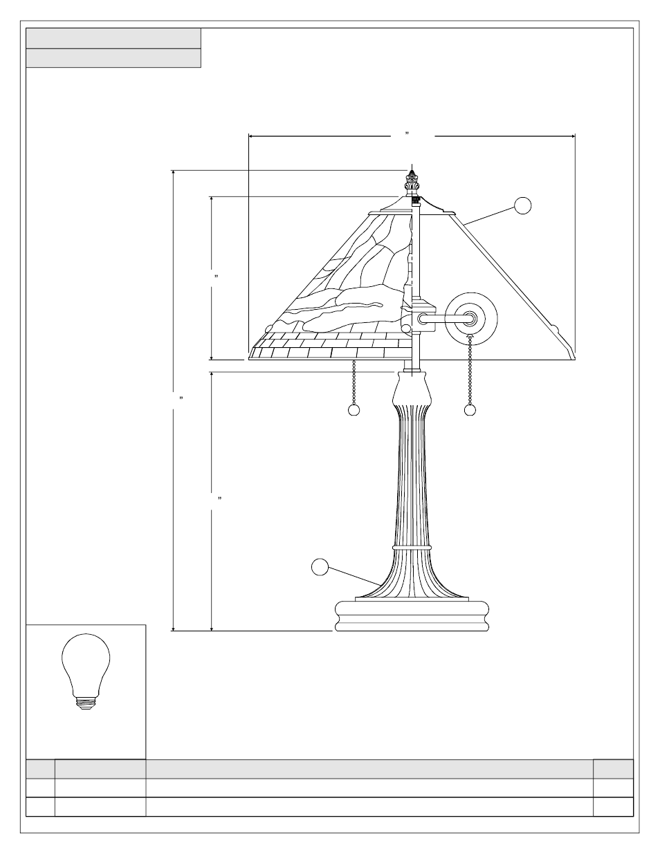 Quoizel TF1508TVB Tiffany User Manual | Page 2 / 4