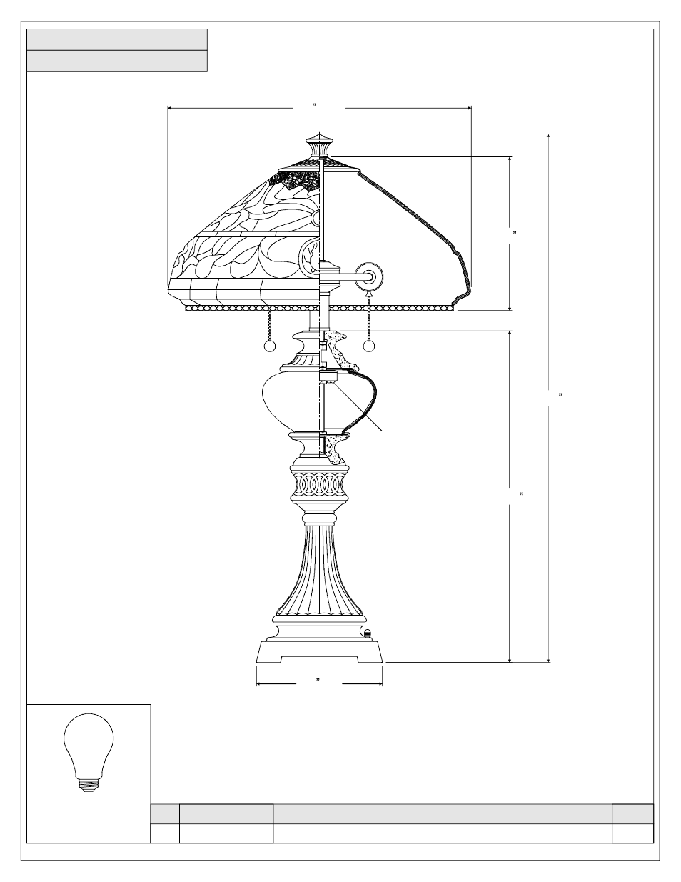 Quoizel TF1575TIB Tiffany User Manual | Page 2 / 4